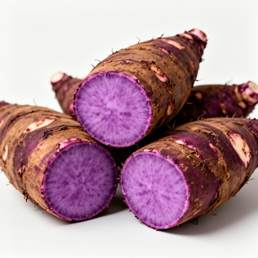 Malanga lila purple taro root for wholesale distribution