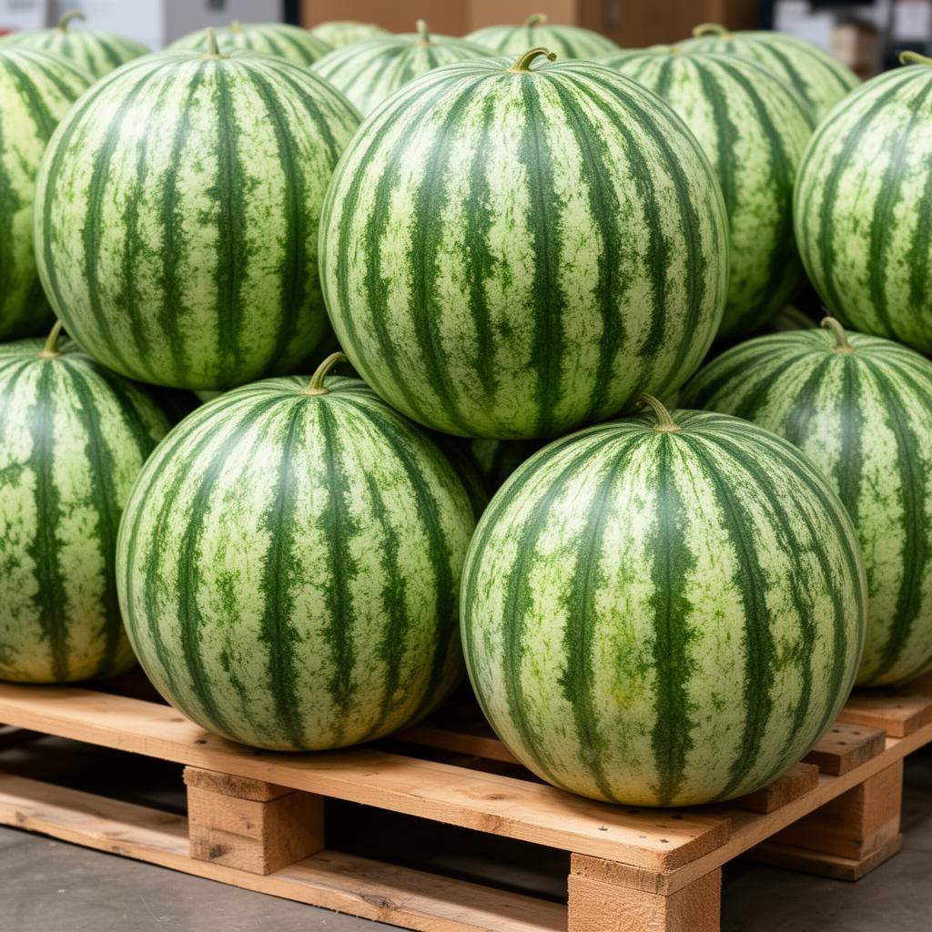 Whole watermelons on pallet — wholesale melons nationwide